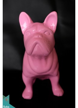 wholesale Artificial Resin France Dog Decor, Resin Figurine Custom Handhande, Statue Collectible Figurines Resin, Home Decoration