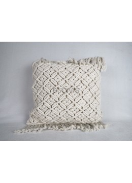 wholesale Bali Macrame Hand Knitted Boho Style Pillowcase, Handicraft