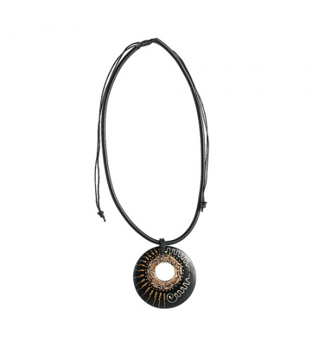Bali Resin Penden Shell Sliding Necklace Wholesale