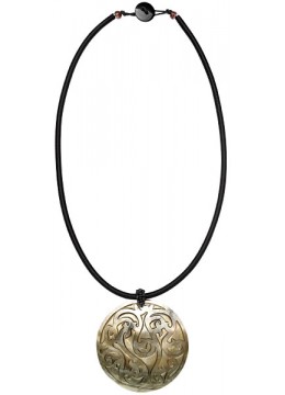 wholesale Bali Seashell Resin Pendant Sliding Necklace Prodction, Necklaces