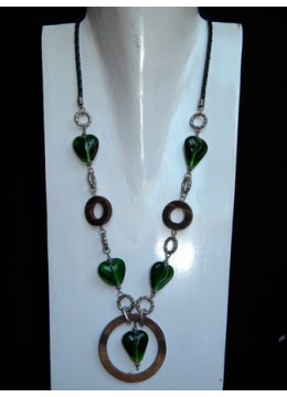 wholesale Beaded Glasses Necklace, Costume Jewellery