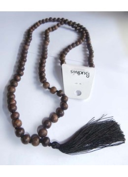 wholesale Beaded WoodTassel Necklace, Costume Jewellery