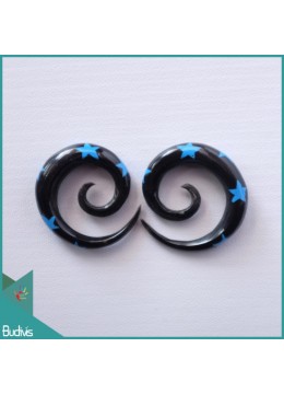 wholesale Best Model Spirall Black Horn Body Piercing, Costume Jewellery