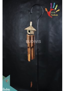 wholesale Best Outdoor Hanging Natural Bamboo Wind Chimes Bird House, Bamboo Crafts