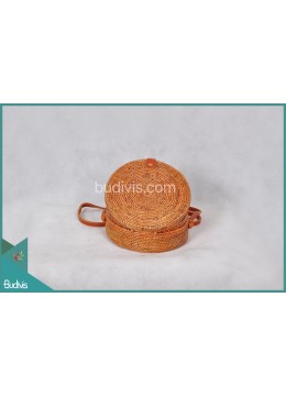 wholesale Best Selling Round Bag Flower Native Woven Full Rattan, Fashion Bags
