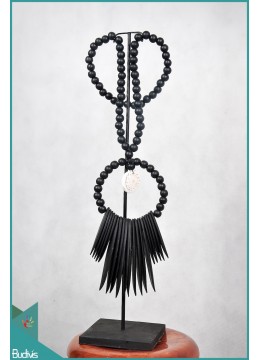 wholesale Black Necklaces Tribal Bone With Shell, Home Decoration