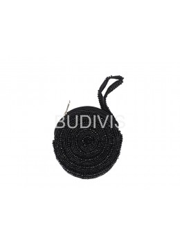 wholesale Black Round Beaded Wallet, Fashion Bags