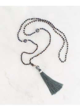 wholesale Boho Chic Black Pearls Tassel Necklace Fashion, Costume Jewellery