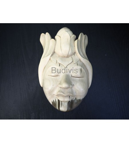 Dancer Wooden Mask Decoration