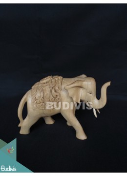 wholesale Direct Artisans Wood Carved Thailand Elephant Style Affordable, Home Decoration