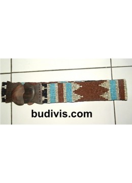 wholesale Elastic Beaded Bali Belt For Women With Wooden Clasp Buckle, Beaded Elastic Stretch Belt With Wood Buckle, Colorful, Belt, Handmade, Stretchy Bead Belt, Costume Jewellery