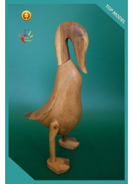 wholesale For Sale Hand Carved Natural Wood Duck, Wooden Duck, Bamboo Duck, Bamboo Root Duck,, Home Decoration