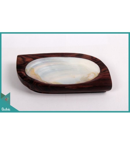 Latest Seashell Wooden Plate Decorative Handmade