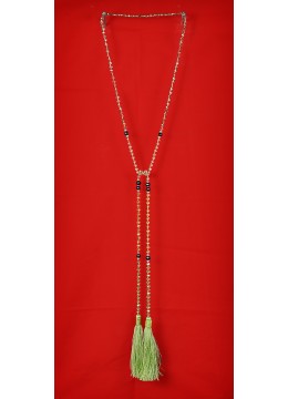 wholesale Long Beaded Lariat Tassel Necklace with Pearl, Costume Jewellery
