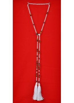 wholesale Long Beaded Lariat Tassel Necklace with Pearls, Costume Jewellery