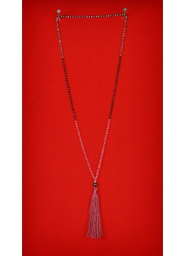 wholesale Long Beaded Tassel Necklaces with Black Pearl, Costume Jewellery