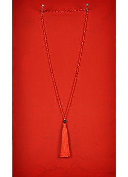 wholesale Long Beaded Tassel Necklaces with Lava, Costume Jewellery