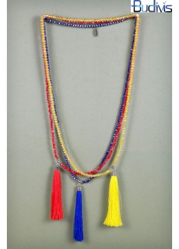 wholesale Long Neon Tassel Necklace, Costume Jewellery