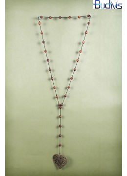wholesale Long Wood Tassel Necklace Elephant, Costume Jewellery