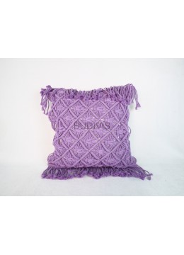 wholesale Macrame Hand Knitted Boho Style Pillowcase Home Ornament Decoration, Handicraft