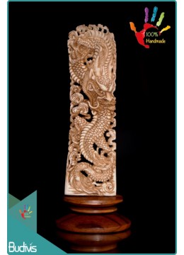 wholesale Manufactured Dragon Hand Carved Bone Scenery Ornament Bali, Home Decoration