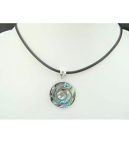 Manufacturer Beautiful Paua Shell Penden With Silver 925