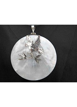 wholesale Mop Shell Pendant With Silver Jewelry 925 Direct Bali Sourcing, Costume Jewellery