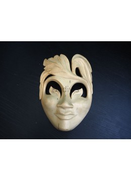 wholesale Nature Lady Wooden Mask Decoration, Home Decoration