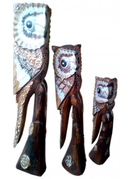 wholesale Owl Statue set of 3, Home Decoration