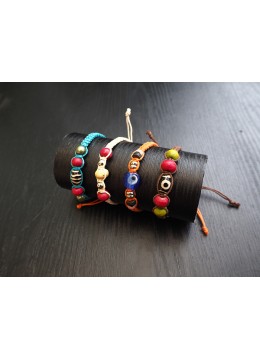 wholesale Painted Bead Wholesale Adjustable Friendship, Best Friend, Hippie, Bracelets, Costume Jewellery
