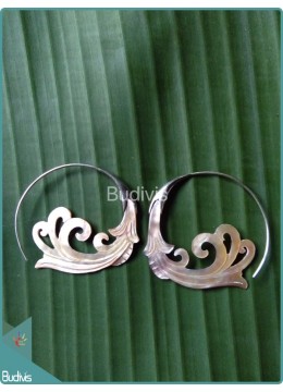wholesale Sea Shell Earring With  Sterling Silver Hook 925, Costume Jewellery