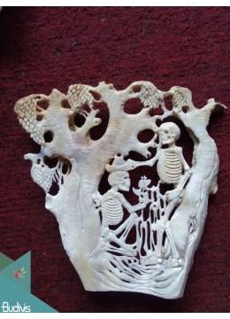 wholesale The Skeleton In Love Scenery Bone Carved, Home Decoration