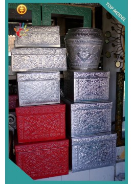 wholesale Top Model Aluminium Handmade Balinese Boxes, Home Decoration