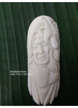 wholesale Top  Model Bali Ox Bone Carved Carved Pendant Spirit Model, Costume Jewellery