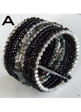 wholesale Top Model Wire Choker Beaded Bracelet, Costume Jewellery