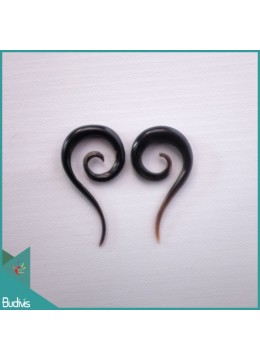 wholesale Top Sale Bali Spirall Black Horn Body Piercing, Costume Jewellery
