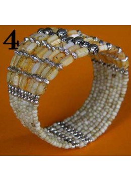 wholesale Top Selling Wire Choker Beaded Bracelet, Costume Jewellery