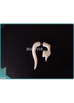 wholesale White Bone Earrings Sterling Silver Hook 925, Costume Jewellery