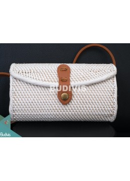 wholesale White Mini Envelope Rattan Bag ,Straw Bag ,Handwoven Shoulder Bag, Fashion Bags