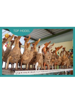 wholesale Wholesale Bali Wood Duck, Wooden Duck, Bamboo Duck, Bamboo Root Duck,, Wooden Duck, Bamboo Duck, Bamboo Root Duck, Interior Ornament, Home Decoration