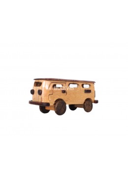 wholesale Wholesale Indonesian Wooden Toy, Kids Toy, Solid Wood Toy, Handmade, Replica Miniature Model VW Beetle Type 2, Home Decoration