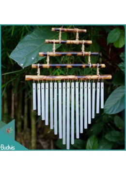 wholesale Wholesale Outdoor Hanging Bamboo Wind Chimes Alumunium, Bamboo Crafts