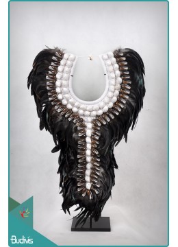 wholesale Wholesale Tribal Necklace Shell Decorative On Stand Interior, Home Decoration