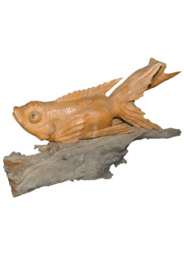wholesale Wood Carving Fish, Home Decoration