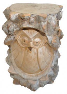 wholesale Wood Carving Owl with, Home Decoration