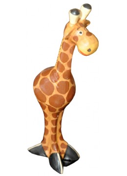 wholesale Wood Painted Giraffe, Home Decoration