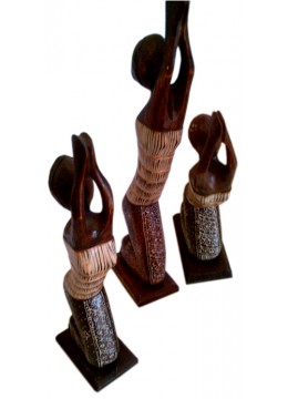 wholesale Wood People set of 3, Home Decoration