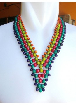 wholesale Wooden Bead Necklace, Necklaces
