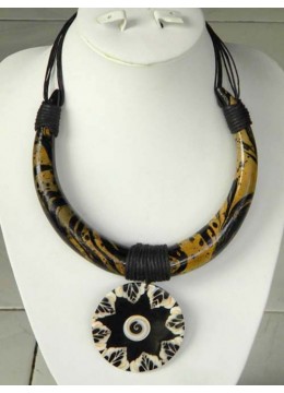 wholesale Wooden Choker Necklace, Costume Jewellery