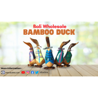 The Charm of Wholesale Full Painted Bamboo Ducks Perfect Home Decor Addition